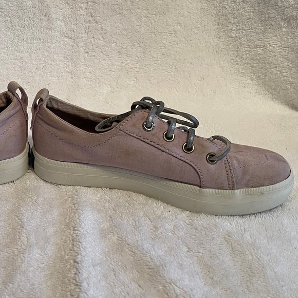 SPERRY Kids Sneakers PURPLE Canvas CREST VIBE 0722 - Picture 5 of 14